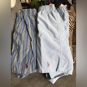 Ralph Lauren Striped and Solid Boxer Shorts
Bundle of 2 Pair